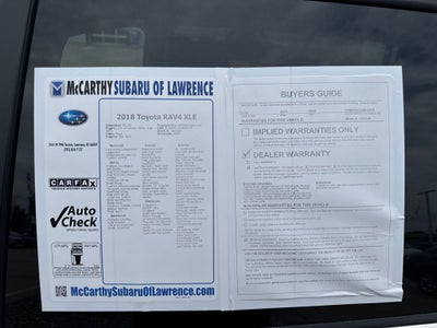 2018 Toyota RAV4 XLE