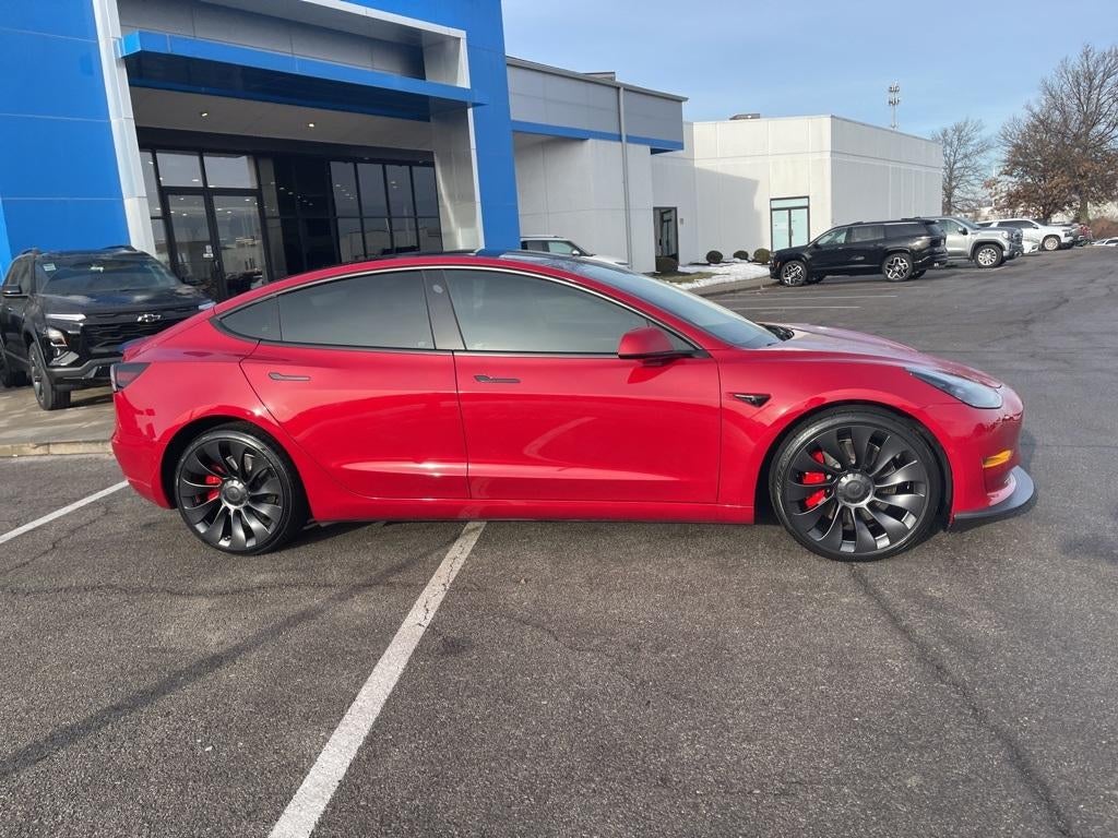 Used 2022 Tesla Model 3 Performance with VIN 5YJ3E1ECXNF180314 for sale in Kansas City
