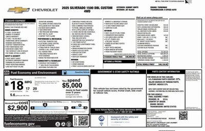 2025 Chevrolet Silverado 1500 Custom