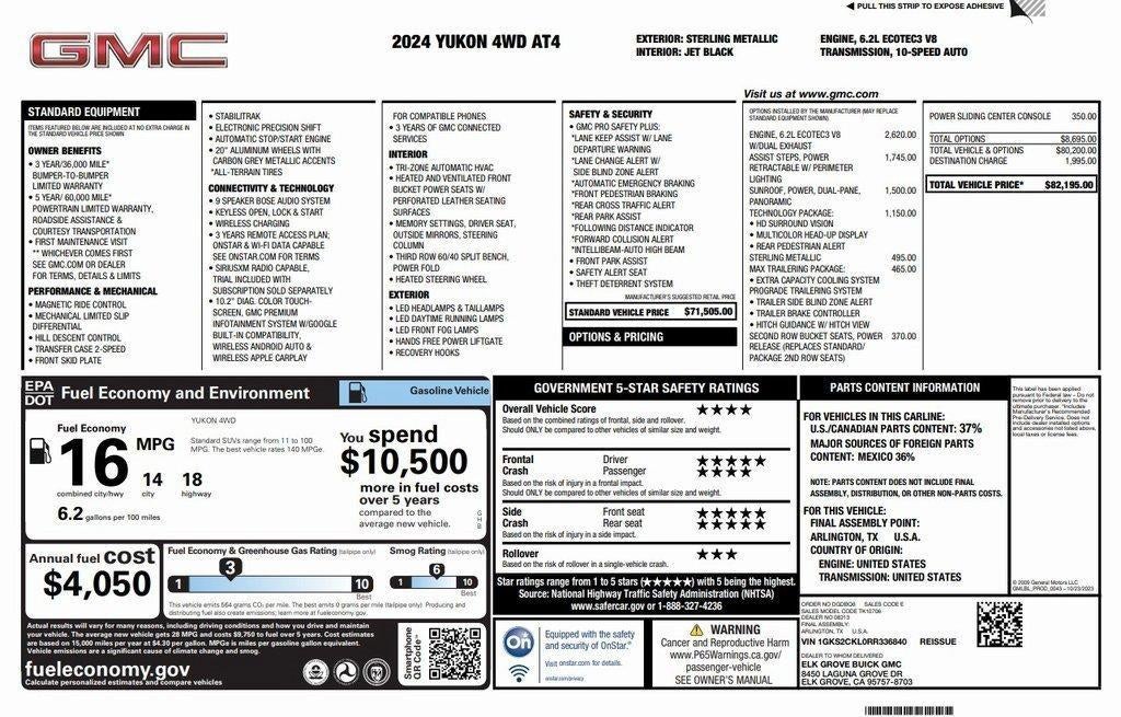 2024 GMC Yukon AT4