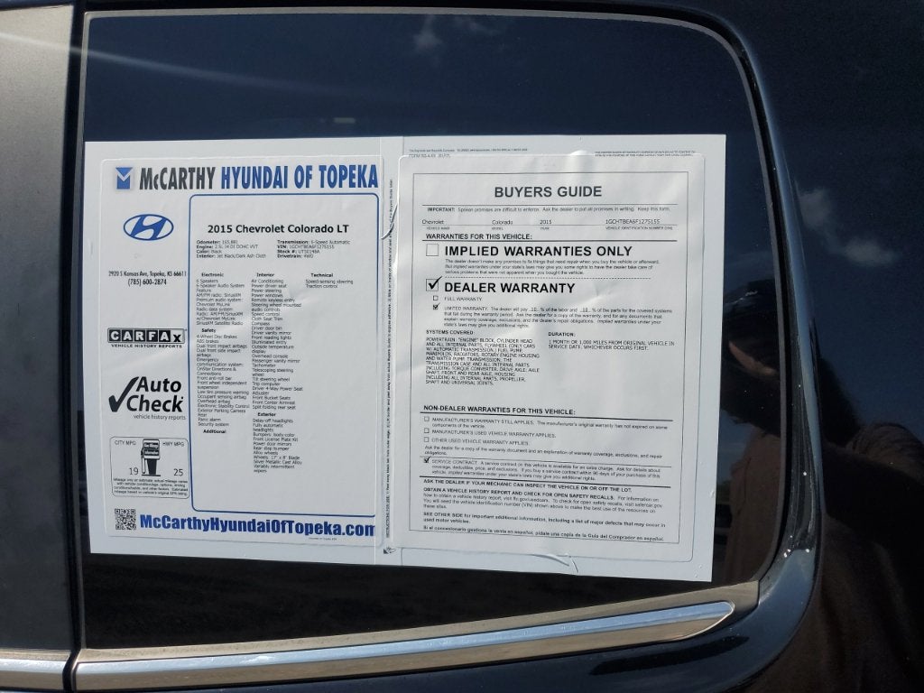 2015 Chevrolet Colorado LT
