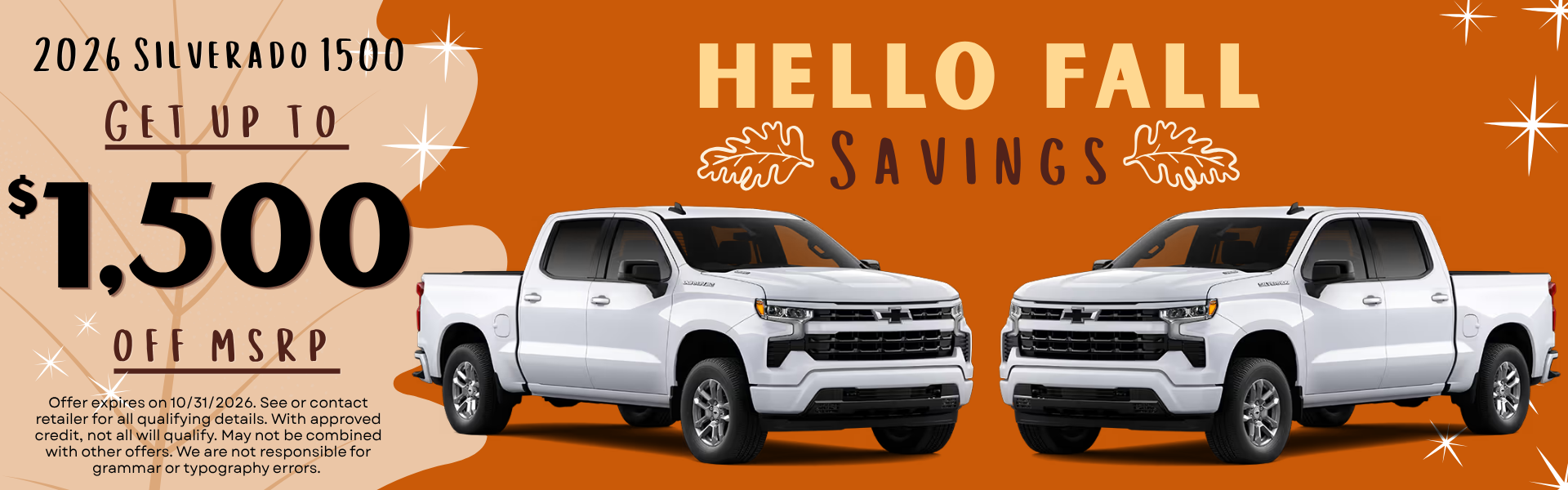 Get up to $1,500 off MSRP