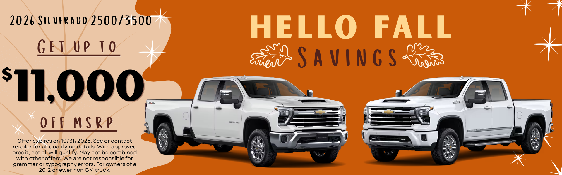 Get up to $11,000 off MSRP