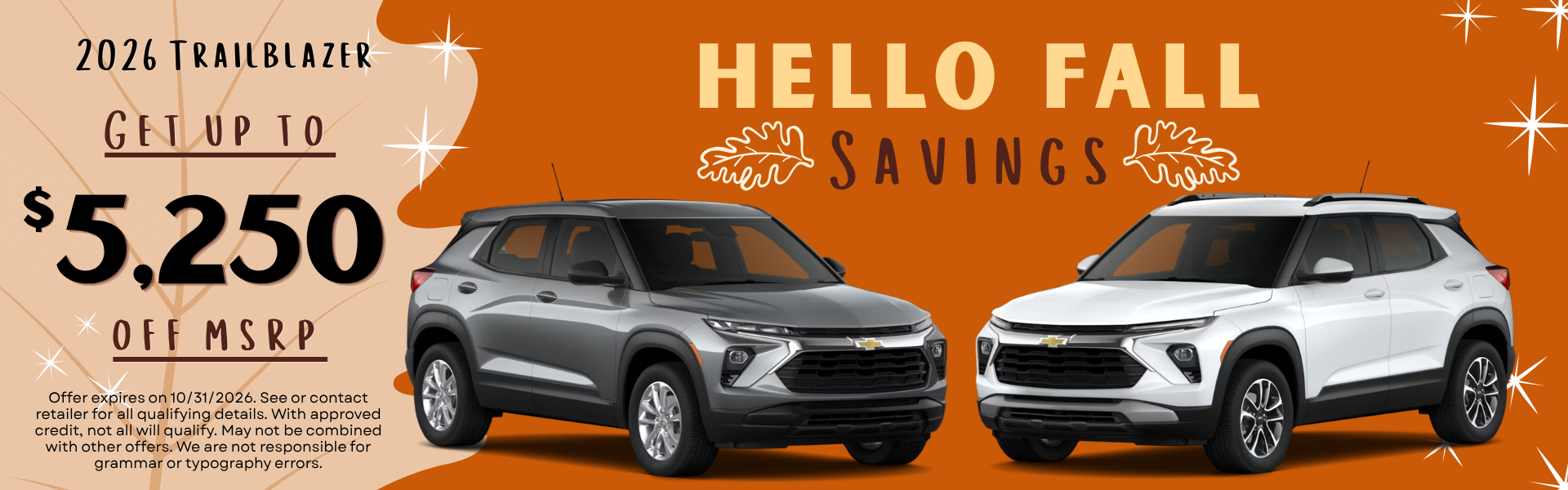 Get up to $5250 off MSRP