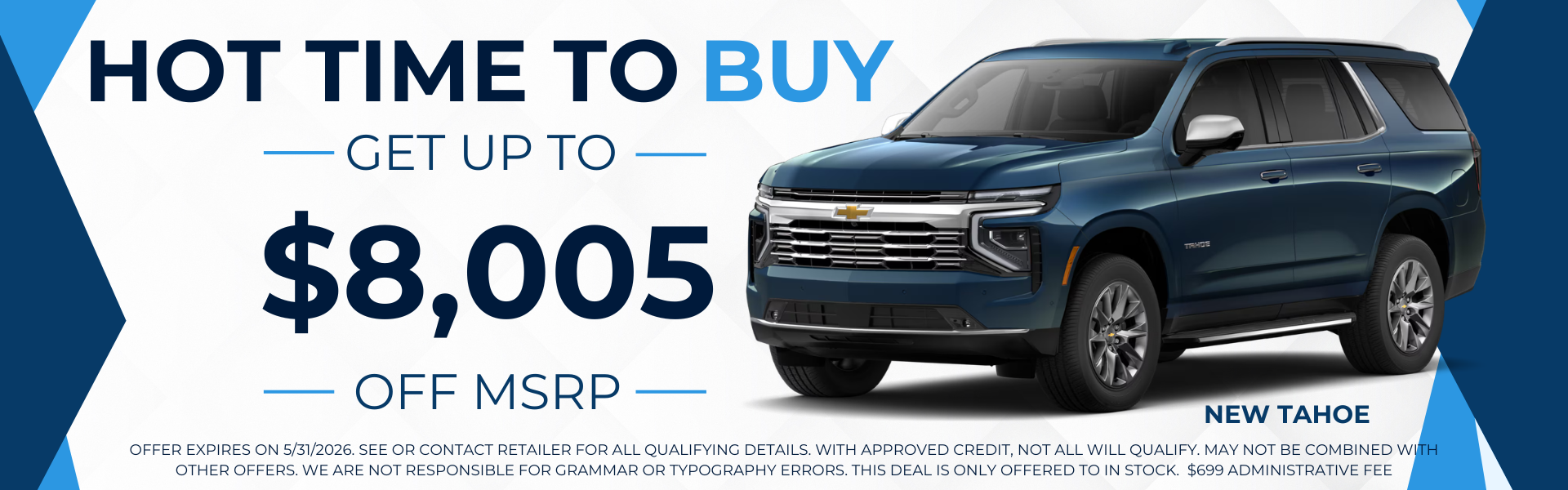 New Tahoe for Sale Near Kansas City