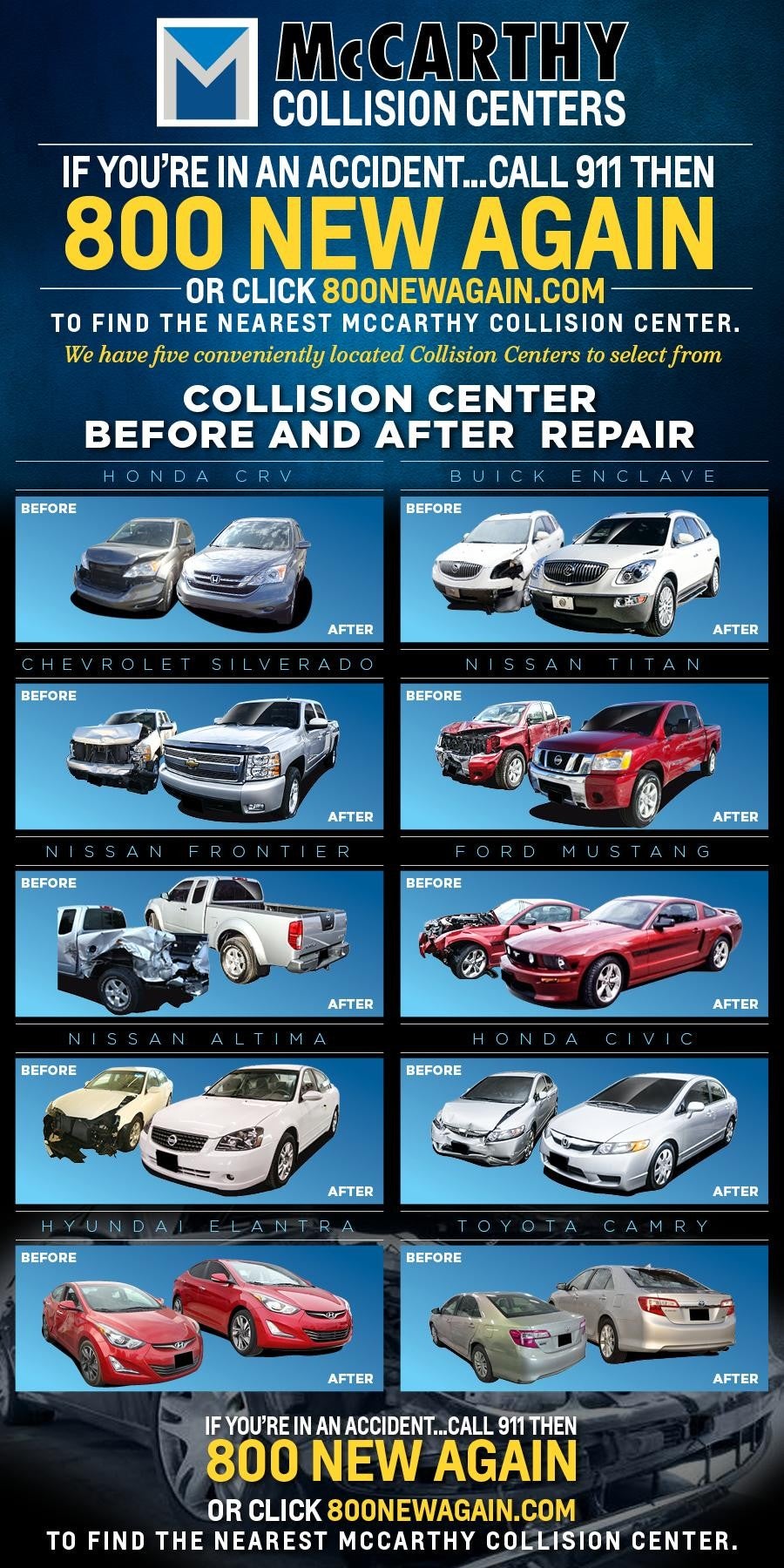 McCarthy Chevrolet Olathe Collision Center Ad Image